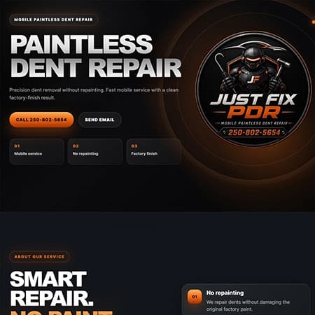 paintless dent repair website Vancouver Island
