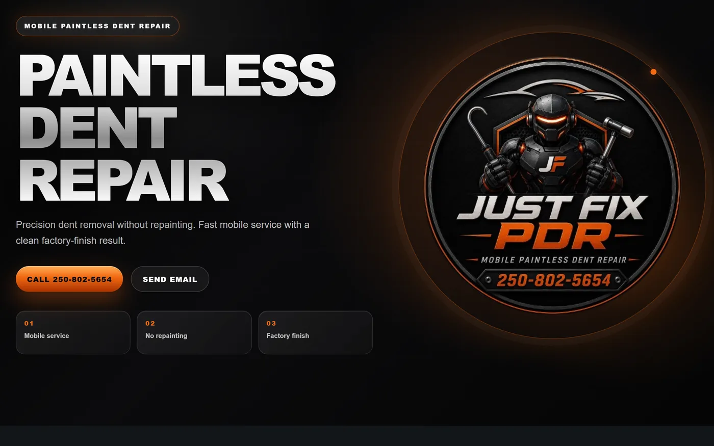 paintless dent repair website Vancouver Island