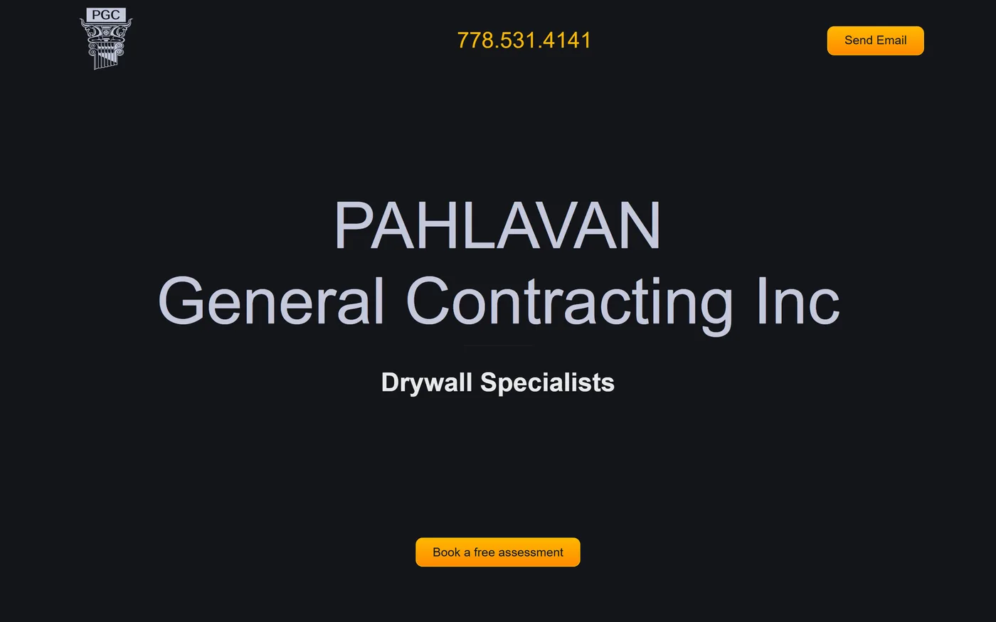 general contractor website Vancouver Island